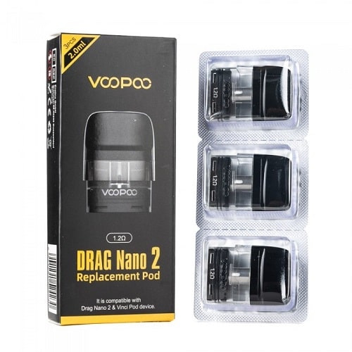 VOOPOO DRAG NANO 2 REPLACEMENT PODS (3PCS) MrVape store VOOPOO DRAG NANO 2 REPLACEMENT PODS (3PCS) MrVape store