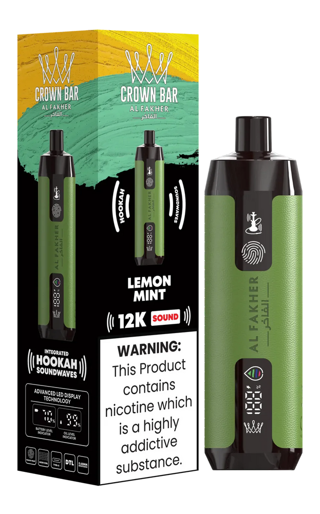 AL FAKHER CROWN BAR 12000 PUFFS MrVape store AL FAKHER CROWN BAR 12000 PUFFS MrVape store
