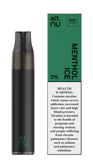 ALT NU 8000 PUFFS DISPOSABLE POD (2% Nicotine) MrVape store ALT NU 8000 PUFFS DISPOSABLE POD (2% Nicotine) MrVape store