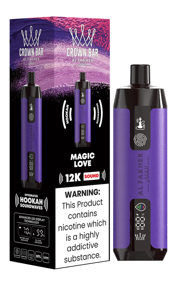 AL FAKHER CROWN BAR 12000 PUFFS MrVape store AL FAKHER CROWN BAR 12000 PUFFS MrVape store