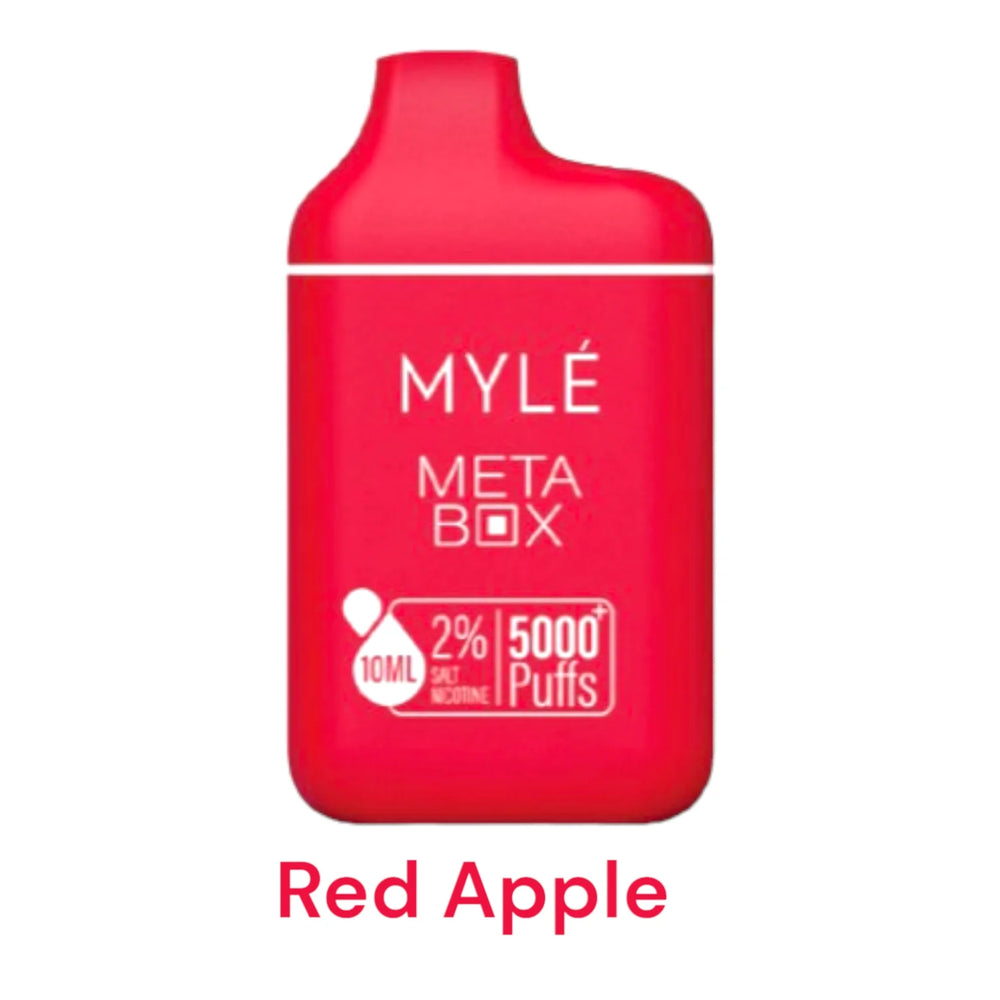MYLÉ META BOX DISPOSABLE 5000 PUFFS 2% MG (Rechargeable Vape)