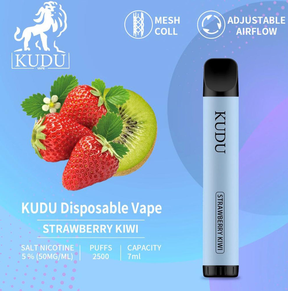 KUDU VAPE DISPOSABLE 2500 PUFFS 5%MG MrVape store KUDU VAPE DISPOSABLE 2500 PUFFS 5%MG MrVape store