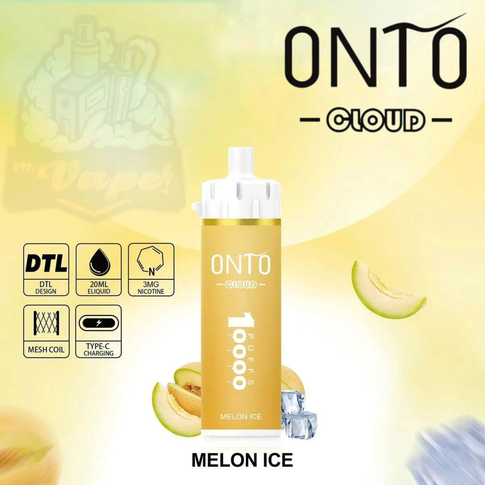 ONTO - CLOUD DISPOSABLE VAPE 10000 PUFFS