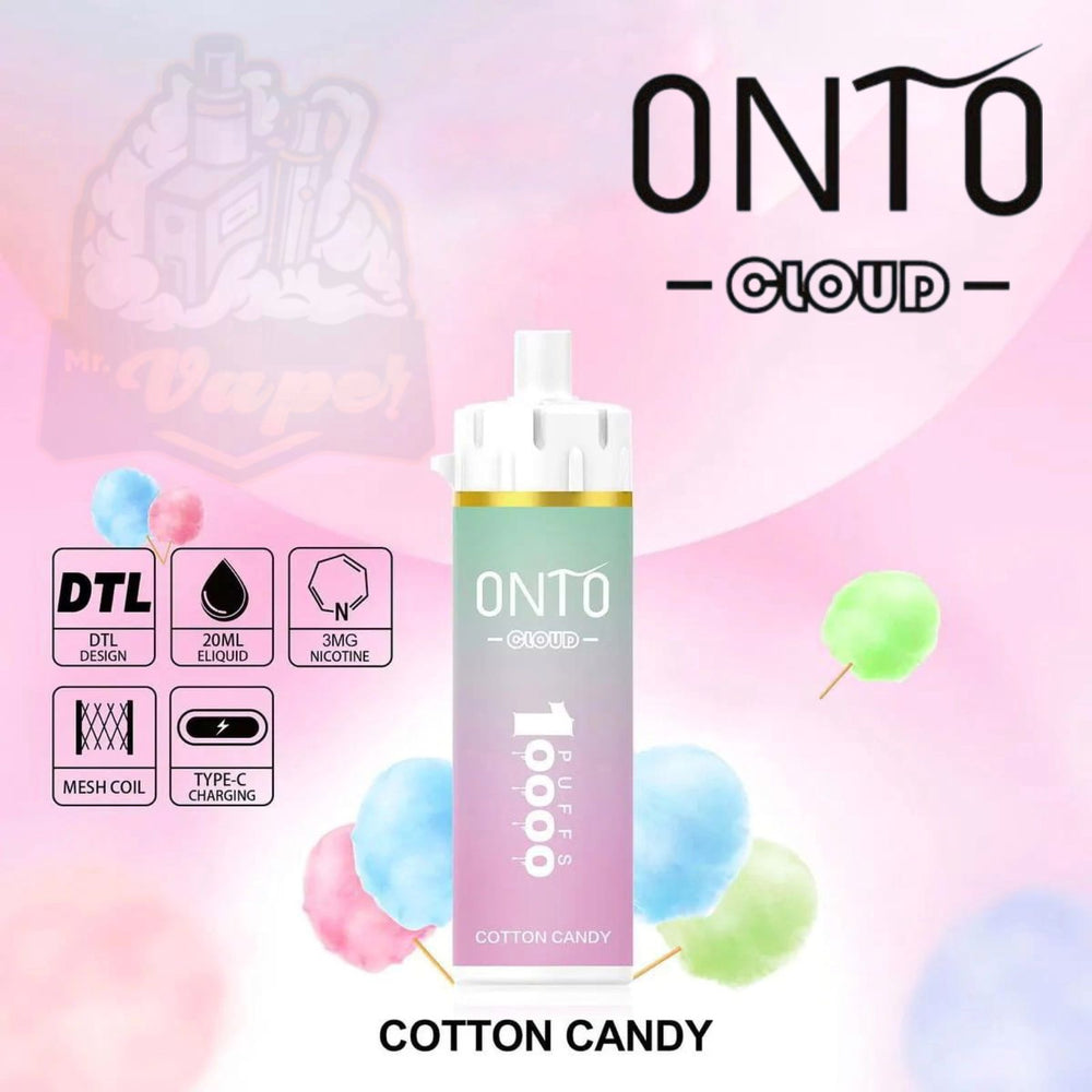 ONTO - CLOUD DISPOSABLE VAPE 10000 PUFFS