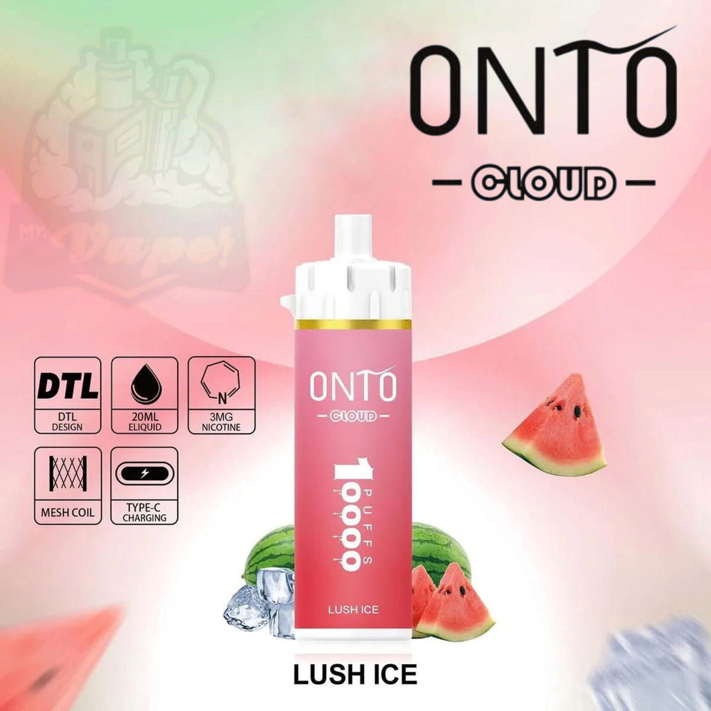ONTO - CLOUD DISPOSABLE VAPE 10000 PUFFS