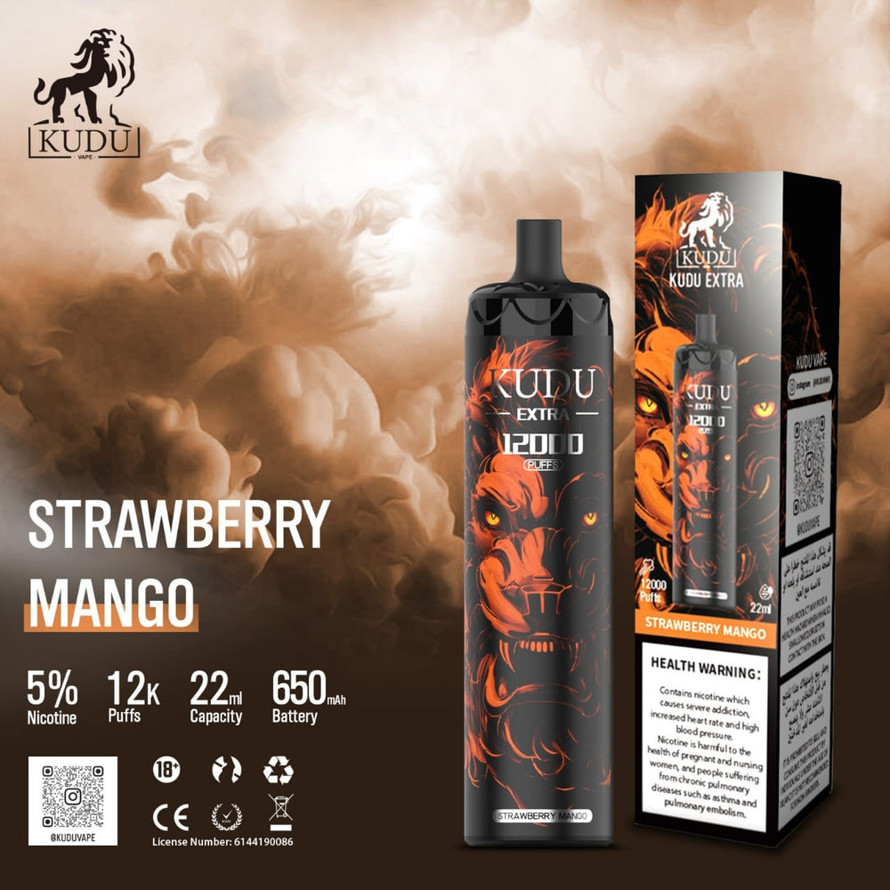 KUDU EXTRA VAPE 12000PUFFS 5%MG