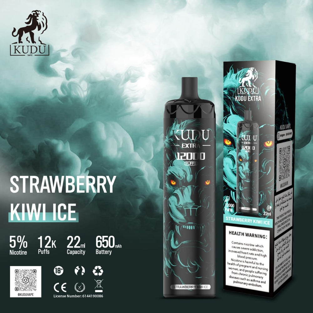 KUDU EXTRA VAPE 12000PUFFS 5%MG MrVape store KUDU EXTRA VAPE 12000PUFFS 5%MG MrVape store