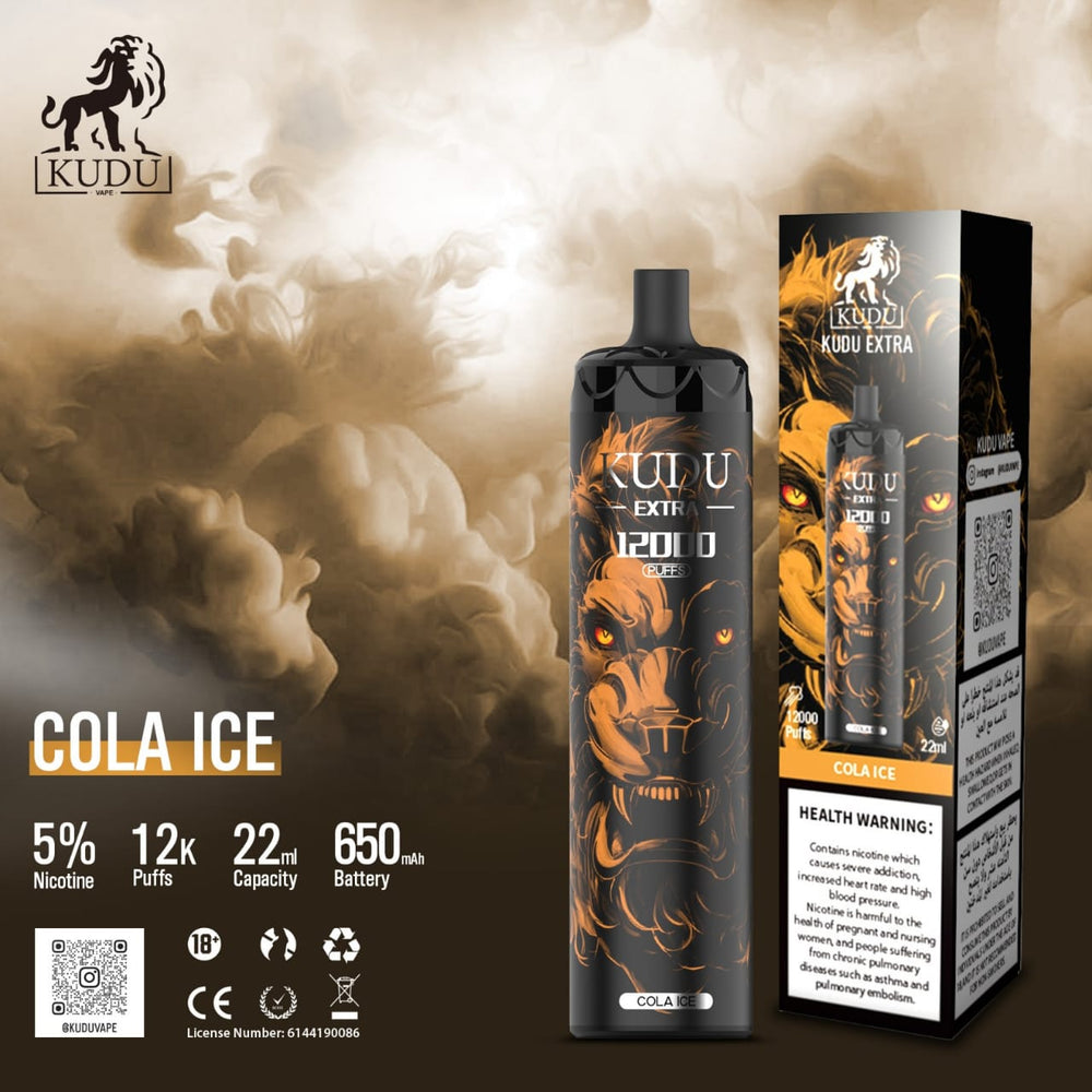 KUDU EXTRA VAPE 12000PUFFS 5%MG