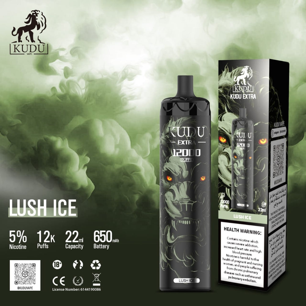 KUDU EXTRA VAPE 12000PUFFS 5%MG