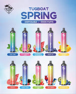 TUGBOAT_ SPRING DISPOSABLE DEVICE 10000PUFFS 50MG
