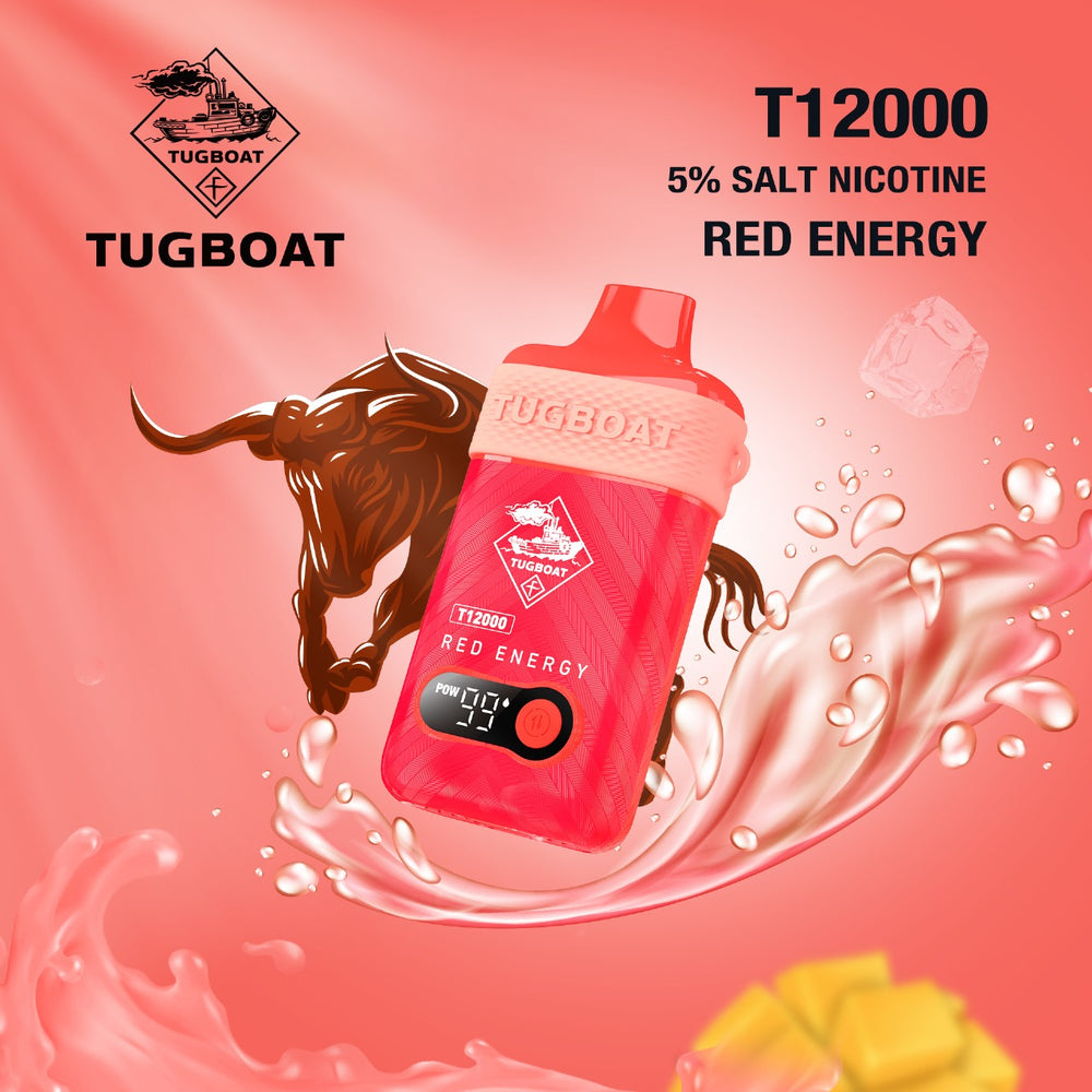 TUGBOAT DISPOSABLE T12000 PUFFS RECHARGEABLE