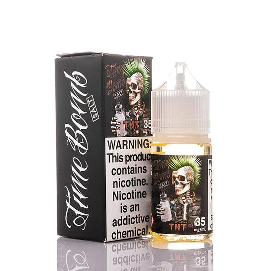 TNT SALTNIC 35MG & 50MG BY TIME BOMB VAPORS