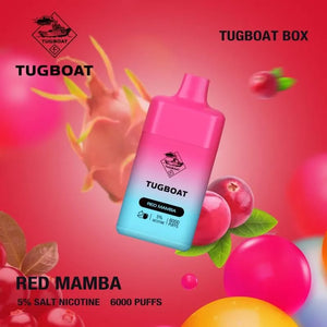 TUGBOAT BOX 6000 PUFFS 5%Mg RECHARGABLE