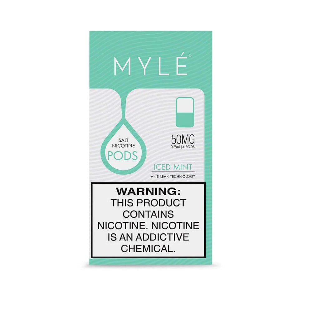 MYLE V4 REPLACEMENT NEW PODS – 1 Pack of 4 Pods