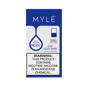 MYLE V4 REPLACEMENT NEW PODS – 1 Pack of 4 Pods