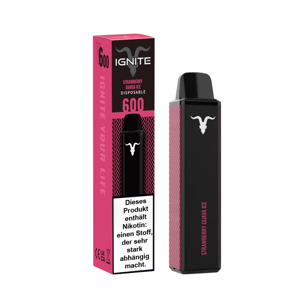 IGNITE V600 DISPOSABLE 600 PUFFS, 20Mg