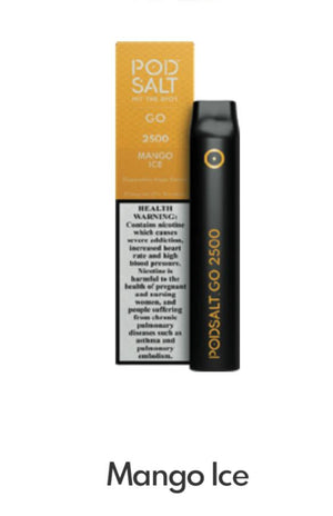 POD SALT GO DISPOSABLE 2500 PUFFS 20MG
