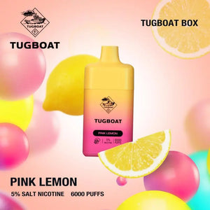 TUGBOAT BOX 6000 PUFFS 5%Mg RECHARGABLE