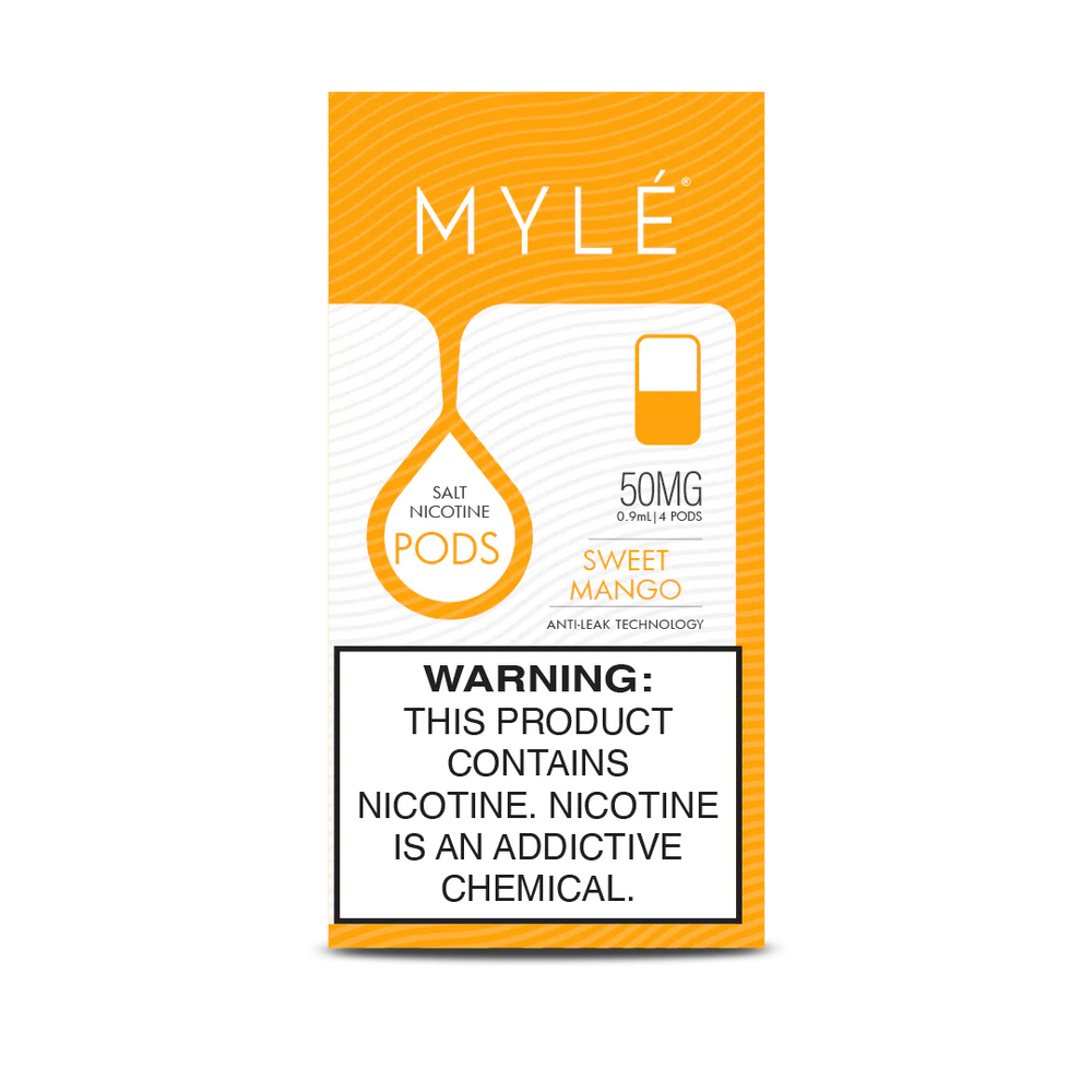 MYLE V4 REPLACEMENT NEW PODS – 1 Pack of 4 Pods