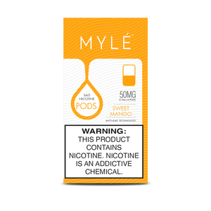 MYLE V4 REPLACEMENT NEW PODS – 1 Pack of 4 Pods
