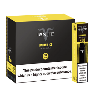IGNITE V600 DISPOSABLE 600 PUFFS, 20Mg