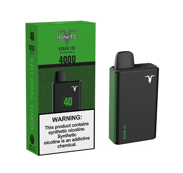 IGNITE – V40 (4000+ Puffs) Disposable Vape