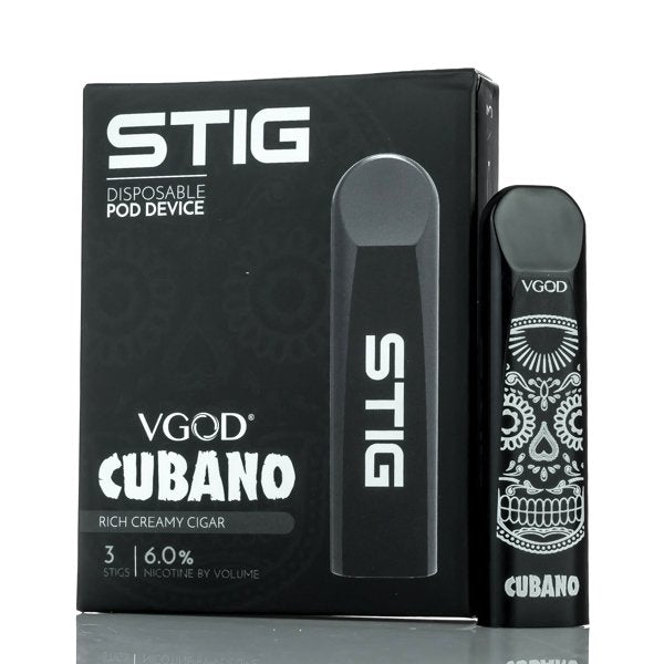 VGOD STIG DISPOSABLE PODS 3X 6.0% NICOTINE