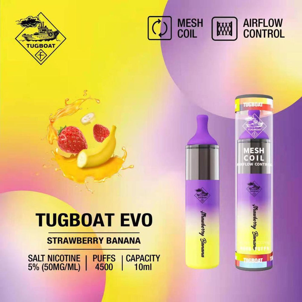 TUGBOAT EVO 4500PUFFS 50MG