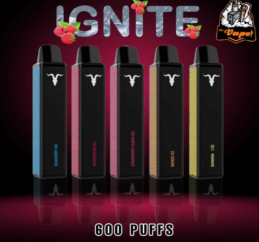 IGNITE V600 DISPOSABLE 600 PUFFS, 20Mg MrVape store IGNITE V600 DISPOSABLE 600 PUFFS, 20Mg MrVape store