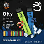 OKY DISPOSABLE VAPE PEN 2500 PUFFS 1200mAh