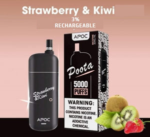 APOC POOTA DISPOSABLE KIT 5000 PUFFS (RECHARGABLE)