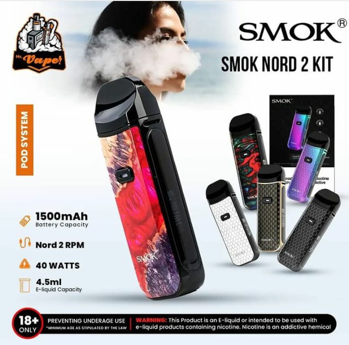 SMOK NORD 2 KIT 1500mAh MrVape store SMOK NORD 2 KIT 1500mAh MrVape store