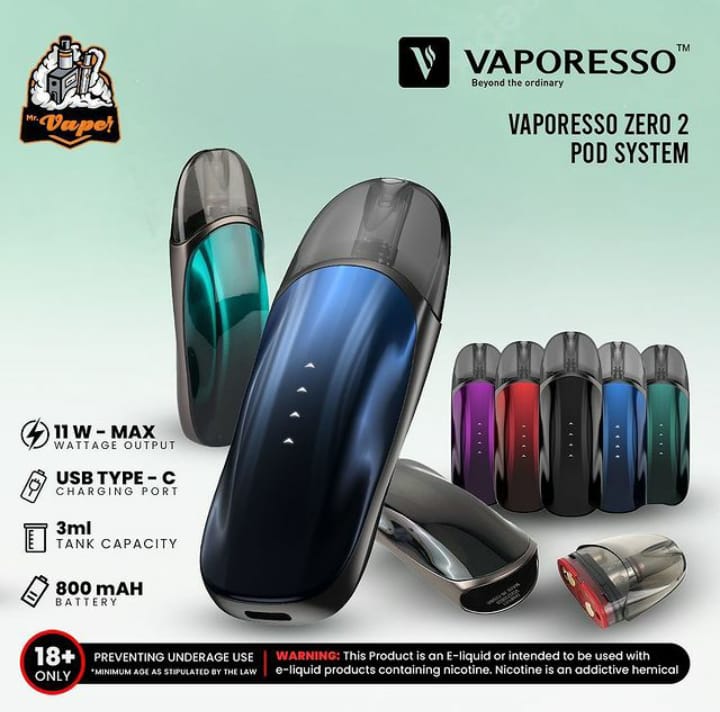 VAPORESSO ZERO 2 POD SYSTEM MrVape store VAPORESSO ZERO 2 POD SYSTEM MrVape store