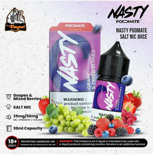 NASTY PODMATE SALT NIC JUICE