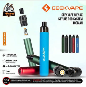 GEEKVAPE WENAX STYLUS POD SYSTEM 1100MAH