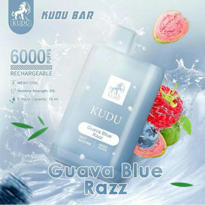 KUDU BAR DISPOSABLE 6000 PUFFS 3%MG (RECHARGEABLE)