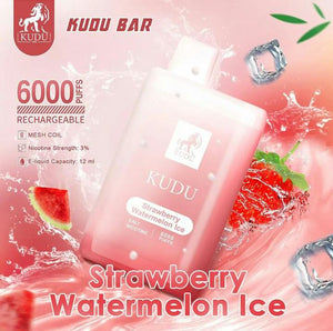 KUDU BAR DISPOSABLE 6000 PUFFS 3%MG (RECHARGEABLE)