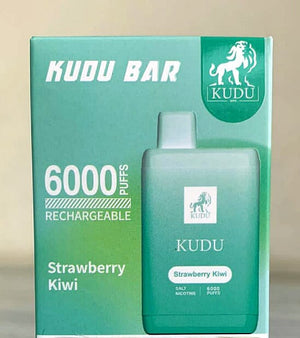 KUDU BAR DISPOSABLE 6000 PUFFS 3%MG (RECHARGEABLE)