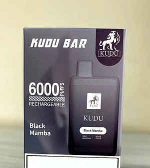 KUDU BAR DISPOSABLE 6000 PUFFS 3%MG (RECHARGEABLE)