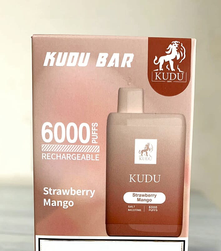 KUDU BAR DISPOSABLE 6000 PUFFS 3%MG (RECHARGEABLE)