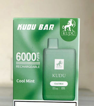 KUDU BAR DISPOSABLE 6000 PUFFS 3%MG (RECHARGEABLE)