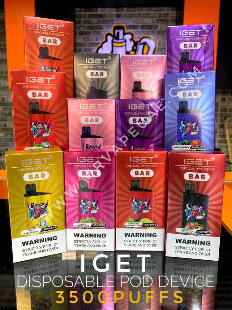 IGET BAR DISPOSABLE VAPE (3500 PUFFS)