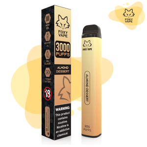 FOXY DISPOSABLE VAPE 3000 PUFFS 4%MG