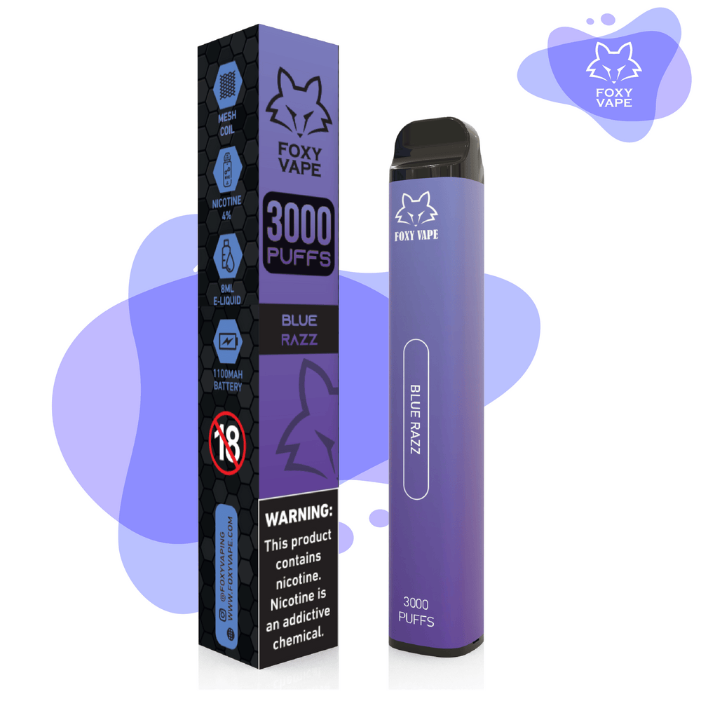 FOXY DISPOSABLE VAPE 3000 PUFFS 4%MG