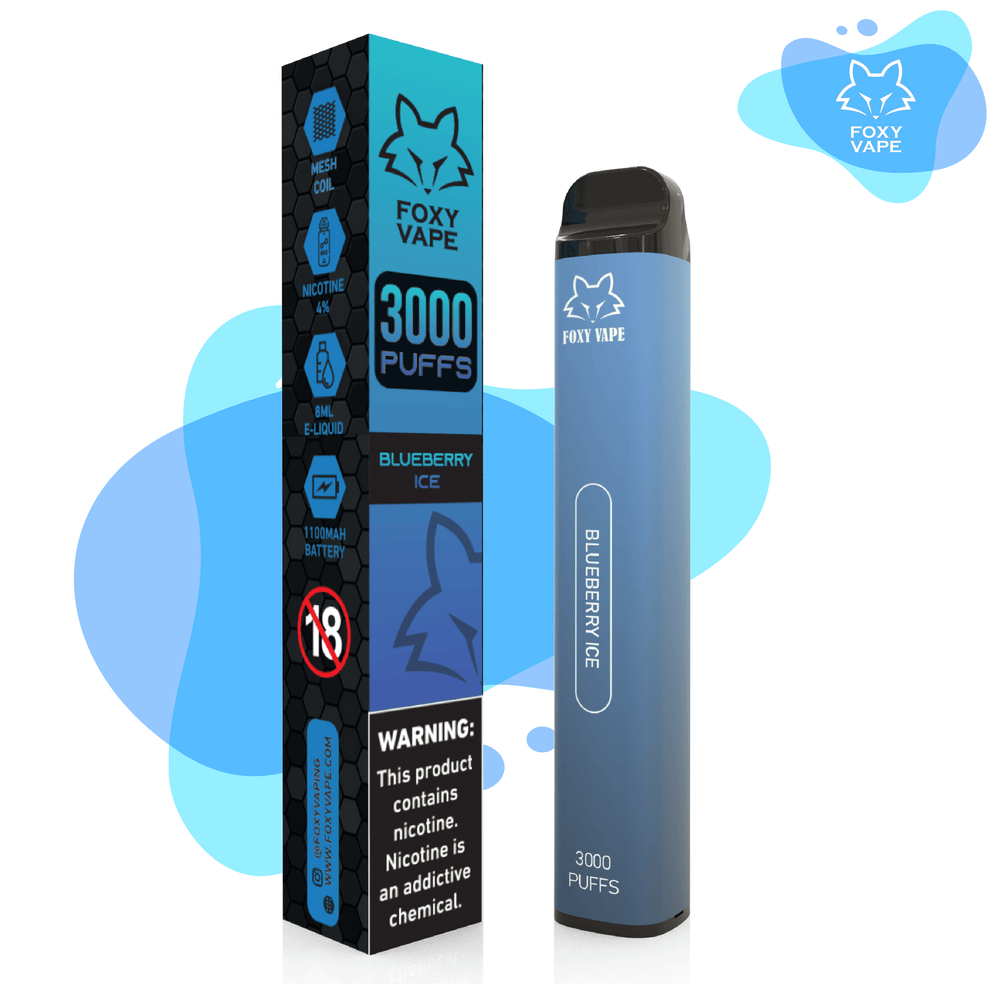 FOXY DISPOSABLE VAPE 3000 PUFFS 4%MG