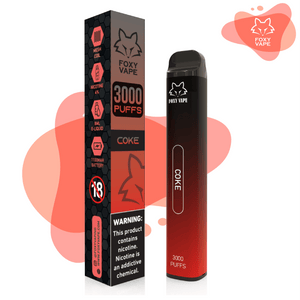 FOXY DISPOSABLE VAPE 3000 PUFFS 4%MG