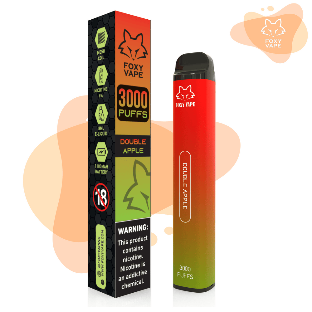 FOXY DISPOSABLE VAPE 3000 PUFFS 4%MG