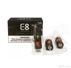 E8 POD BY VAPEANTS REPLACEMENT EMPTY PODS 1.2ML