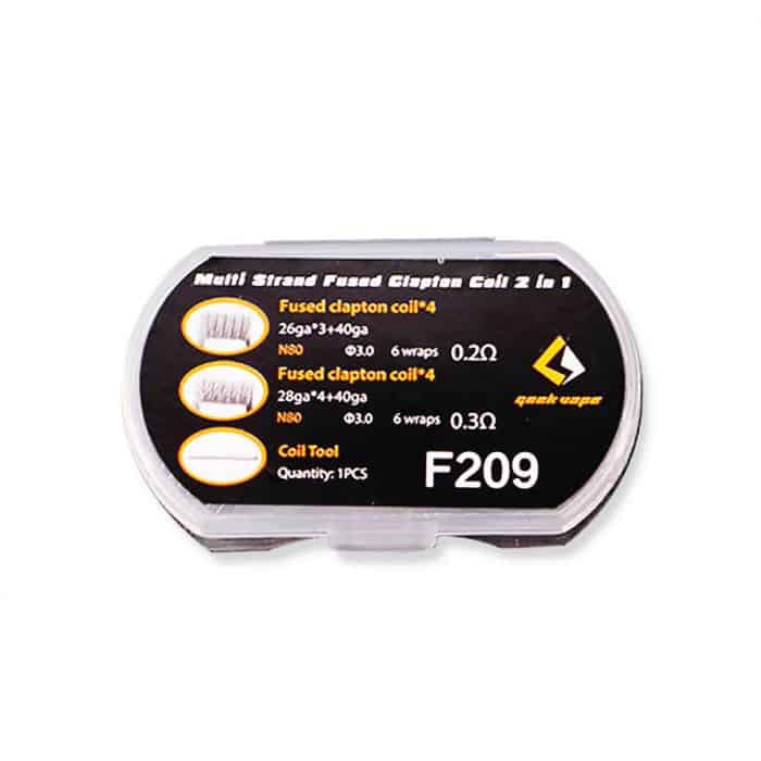 GeekVape F209 Multi Strand Fused Clapton Coil 2 in 1 Coil  MrVape store