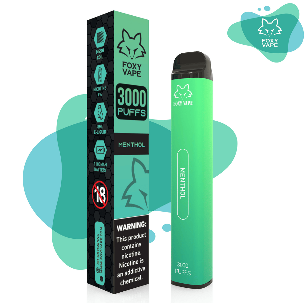 FOXY DISPOSABLE VAPE 3000 PUFFS 4%MG